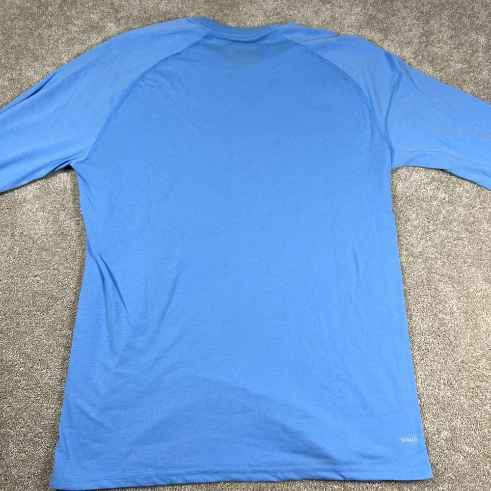 Adidas Mens Large Blue New York City FC‎ Long Sleeve Soccer Performance Tee NWT - Picture 2 of 7